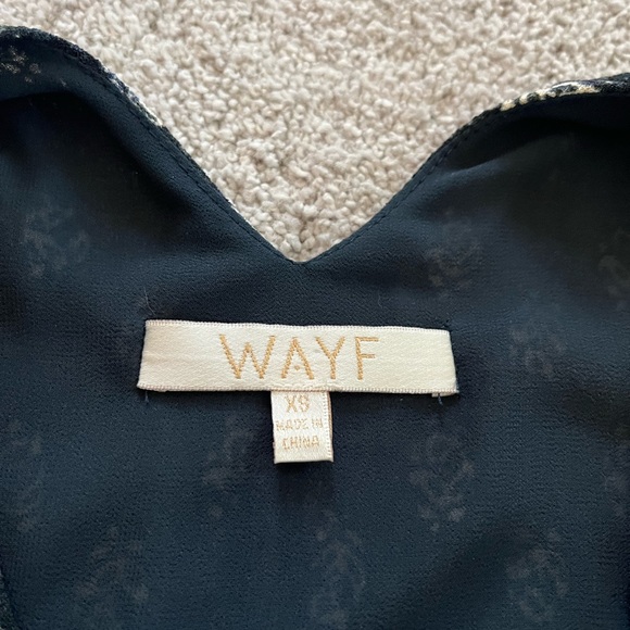 WAYF Choker Keyhole Printed Mini Dress - Picture 3 of 9